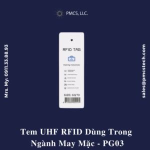 tem uhf rfid dùng trong ngành may mặc giá rẻ