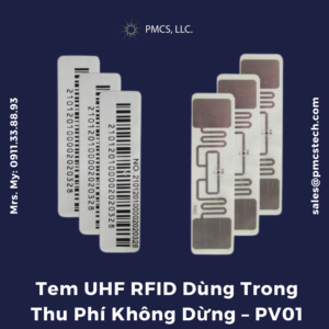 tem uhf rfid dùng trong thu phí không dừng